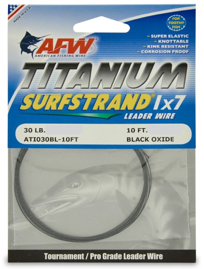 AFW TITANIUM SURFSTRAND LEADER WIRE 1x7