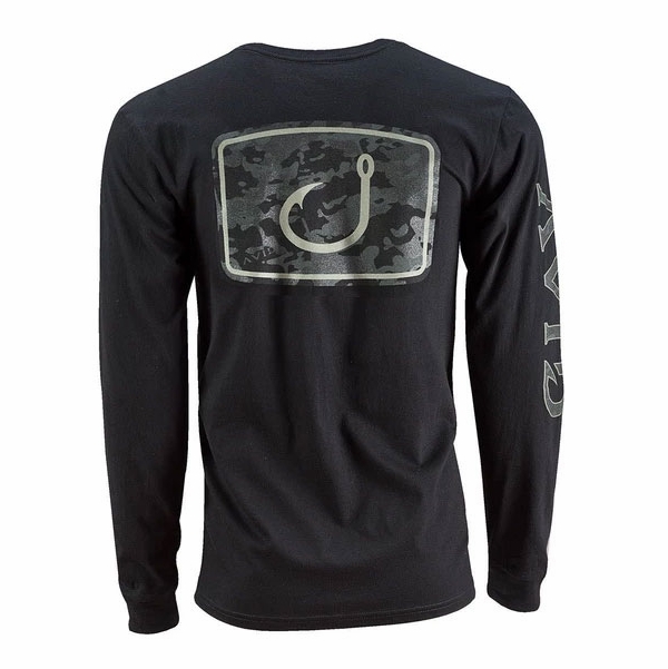 AVID BLACK CAMO L/S TEE