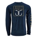 AVID BACKLASH L/S TEE NAVY